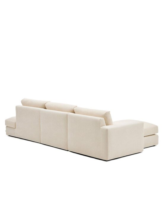 Kave Home - Alea-divaanisohva Liberty-kangas vaalea beige L 340 cm / vasen - WHITE | Stockmann - photo 4