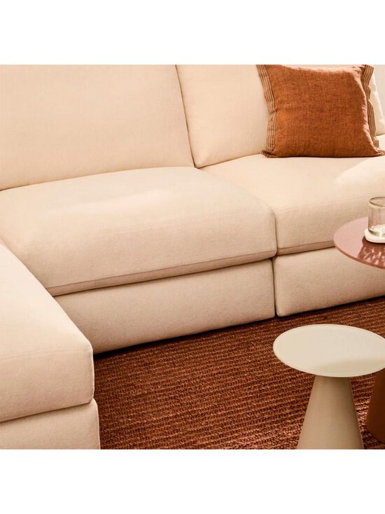 Kave Home - Alea-divaanisohva Liberty-kangas vaalea beige L 340 cm / vasen - WHITE | Stockmann - photo 6