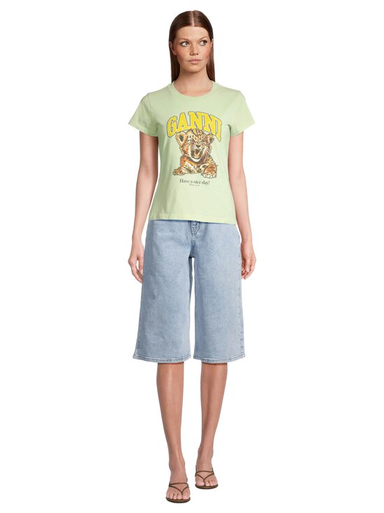 Ganni - Basic Tiger t-paita - ZZ7 SEEDLING | Stockmann - photo 2