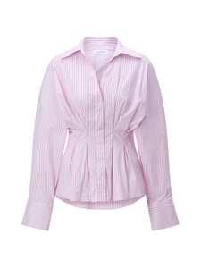 rich & royal - Tailored Striped Cotton -paitapusero - 607 POWDER ROSÉ | Stockmann