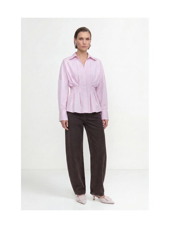 rich & royal - Tailored Striped Cotton -paitapusero - 607 POWDER ROSÉ | Stockmann - photo 2
