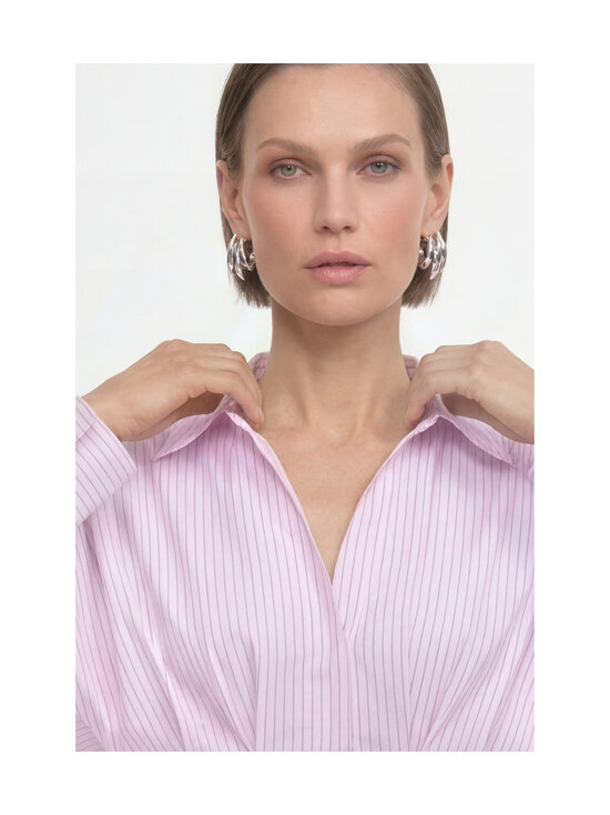 rich & royal - Tailored Striped Cotton -paitapusero - 607 POWDER ROSÉ | Stockmann - photo 5