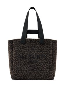 Allsaints - Shopper Izzy Fzzy Leppo Tote - LEOPARD BROWN | Stockmann