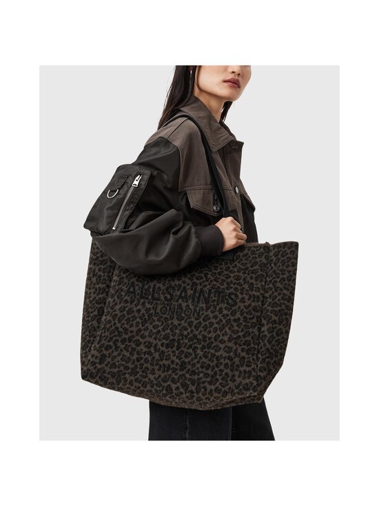 Allsaints - Izzy Fzzy Leppo Tote -shopperi - LEOPARD BROWN | Stockmann - photo 5