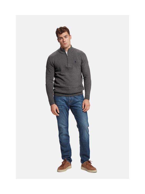 MCS - Axel Regular Half Zip -neulepaita - BROWN MELANGE | Stockmann - photo 3