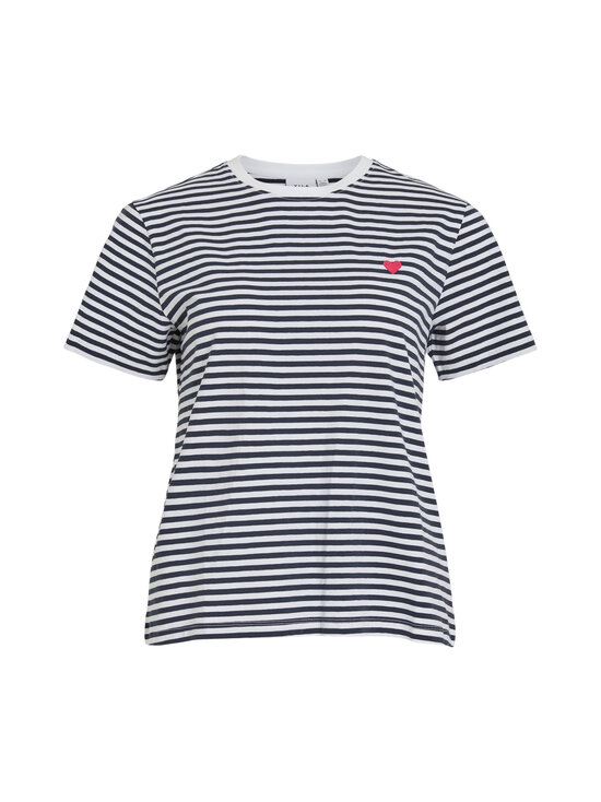 Vila - Vinora t-paita - NAVY BLAZER STRIPES:OPT 5. W HEART | Stockmann - photo 1