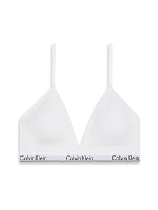 Calvin Klein Underwear - Lightly Lined Triangle -rintaliivit - 100 WHITE | Stockmann