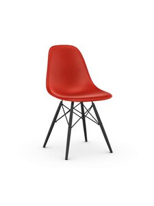Vitra - Eames DSW Fiberglass -tuoli - MUSTA,PUNAINEN | Stockmann