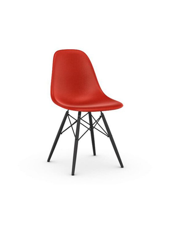 Vitra - Eames DSW Fiberglass -tuoli - MUSTA,PUNAINEN | Stockmann - photo 1