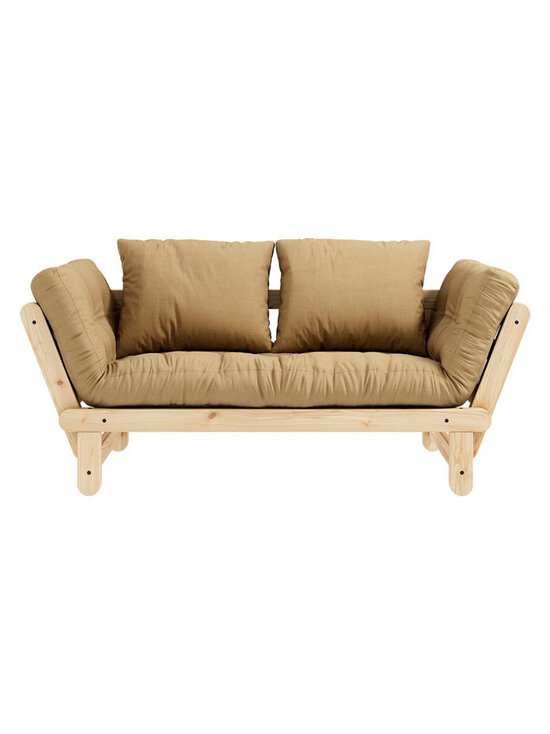 Karup - Bebop-futonsohva wheat beige / musta L 180 cm - BEIGE | Stockmann - photo 1