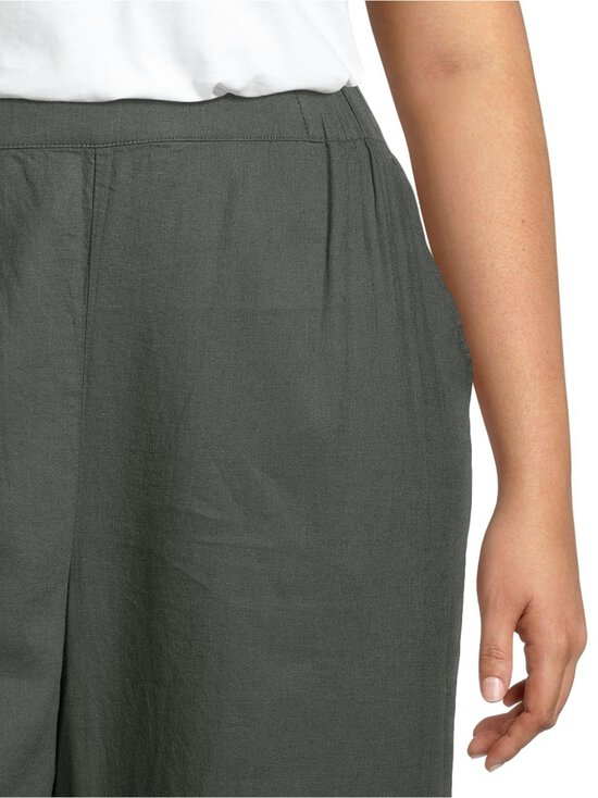 NOOM - Even-pellavasekoitehousut - KHAKI GREEN - photo 4 NOOM - Even-pellavasekoitehousut - KHAKI GREEN | Stockmann - photo 4