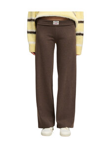 Superdry - Athletic Essentials Fold Over -collegehousut - MNJ CHESTNUT BROWN MARL | Stockmann