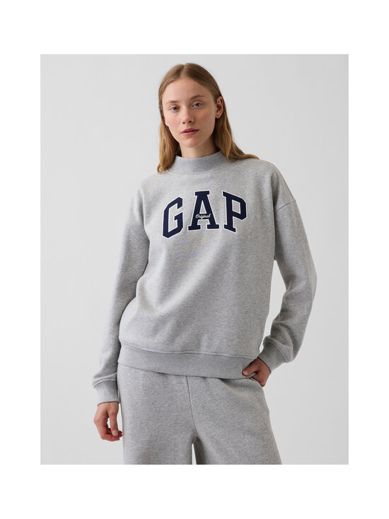GAP - Logo Mockneck džemperis - HEATHER GREY | Stockmann - photo 6