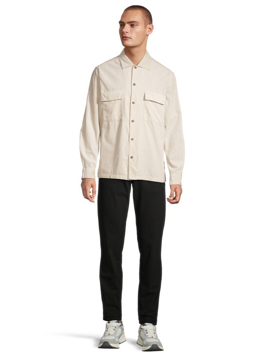 Marc O'Polo - Velveta krekls ar apkakli - 707 GRAY SILK | Stockmann - photo 2