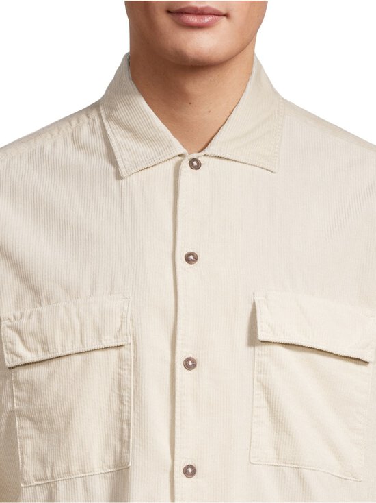 Marc O'Polo - Velveta krekls ar apkakli - 707 GRAY SILK | Stockmann - photo 4