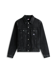 Tommy Jeans - Teksajakk Ryan Regular Trucker Flag - 1BZ DENIM BLACK | Stockmann