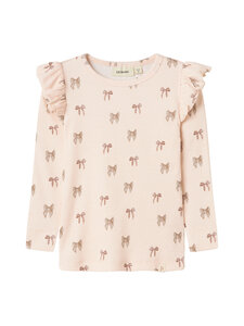 Lil' Atelier - NmfGavo Eko Slim -paita - SILVER PEONY AOP:BOW | Stockmann