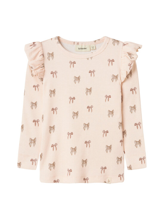 Lil' Atelier - NmfGavo Eko Slim -paita - SILVER PEONY AOP:BOW | Stockmann - photo 1