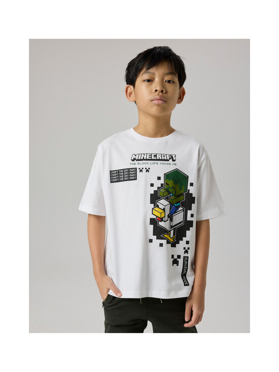 Name It - Minecraft T-krekls - BRIGHT WHITE | Stockmann - photo 3