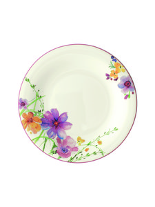 Villeroy & Boch - Mariefleur salātu šķīvis 21 cm - VALKOINEN/KUVIOLLINEN | Stockmann