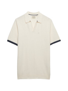Superdry - Polosärk Johnny Collar Knitted - H5E CLASSIC CREAM | Stockmann