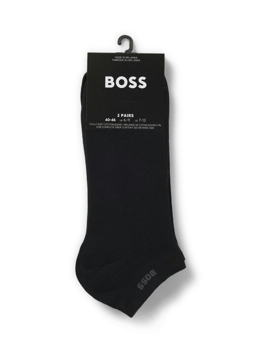 BOSS - Uni-sukat 2-pack - 001 BLACK | Stockmann - photo 2