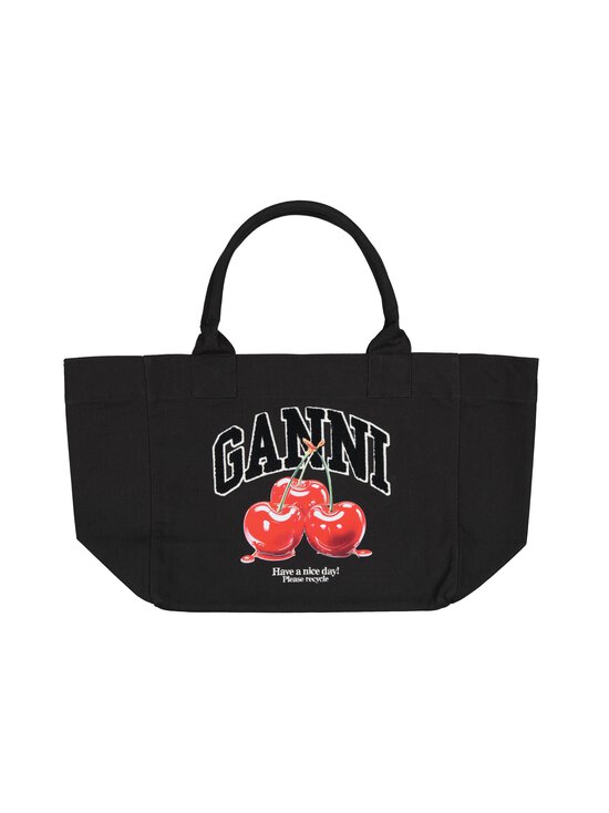 Ganni - Cherry Medium Trapeze -shopperi - 252 PHANTOM | Stockmann - photo 1