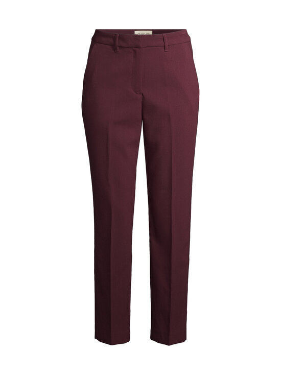 GANT - Fluid Slim Slack -housut - 667 DARKENED WINE | Stockmann - photo 1