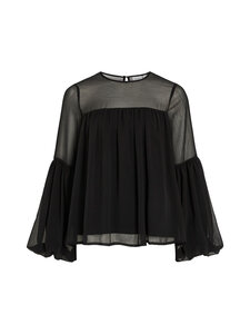 Vila - ViFalia šifona blūze - BLACK | Stockmann