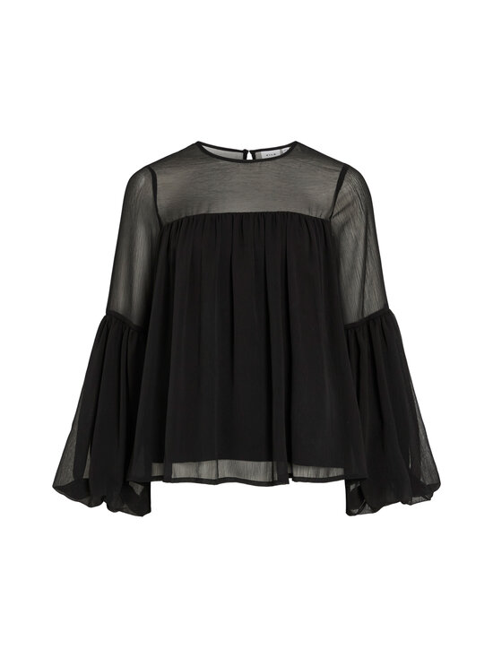 Vila - ViFalia šifona blūze - BLACK | Stockmann - photo 1