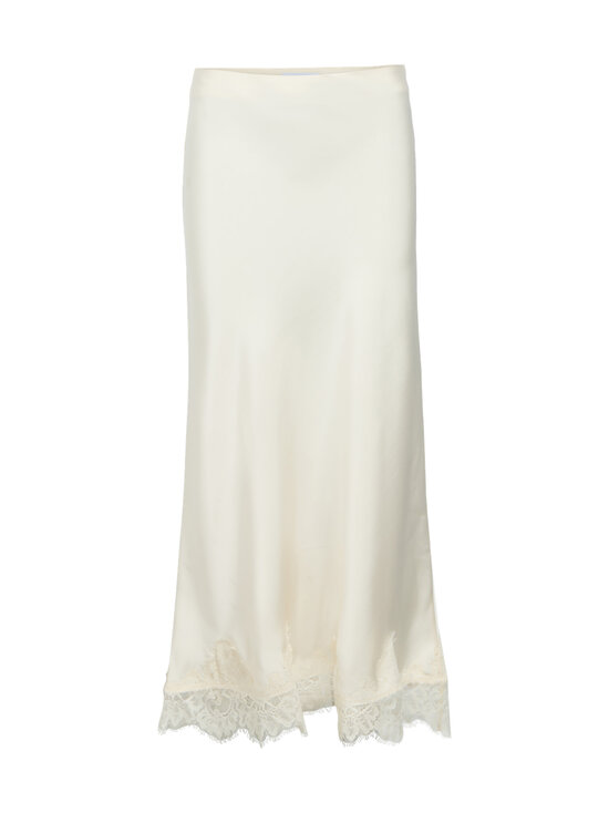 Object - ObjNaline Mid Waist -pitkä pitsihame - CLOUD DANCER | Stockmann - photo 1