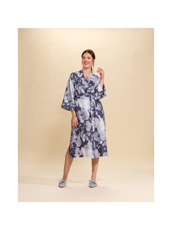 Essenza - Ilona Eunice Kimono -satiiniaamutakki - NIGHTSHADOW BLUE | Stockmann - photo 3