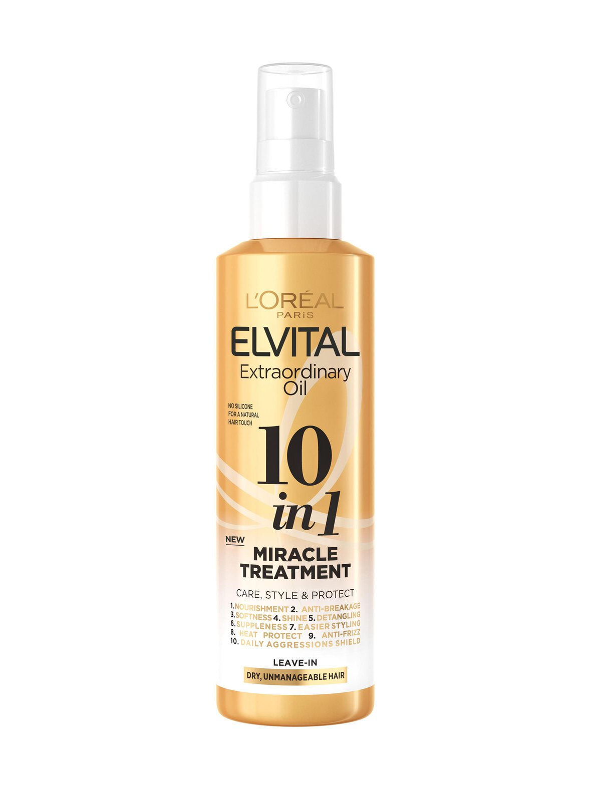 L"'Oréal Paris Elvital extraordinary oil 10 in 1 miracle treatment -hoitosuihke 150 ml