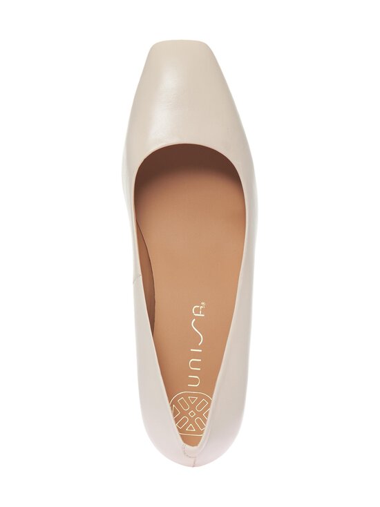 Unisa - Letux Block Heel -nahkakengät - IVORY | Stockmann - photo 2