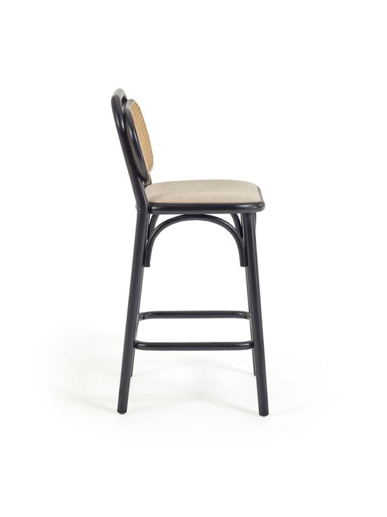 Kave Home - Doriane-baarijakkara musta jalava K 65 cm - BEIGE | Stockmann - photo 2