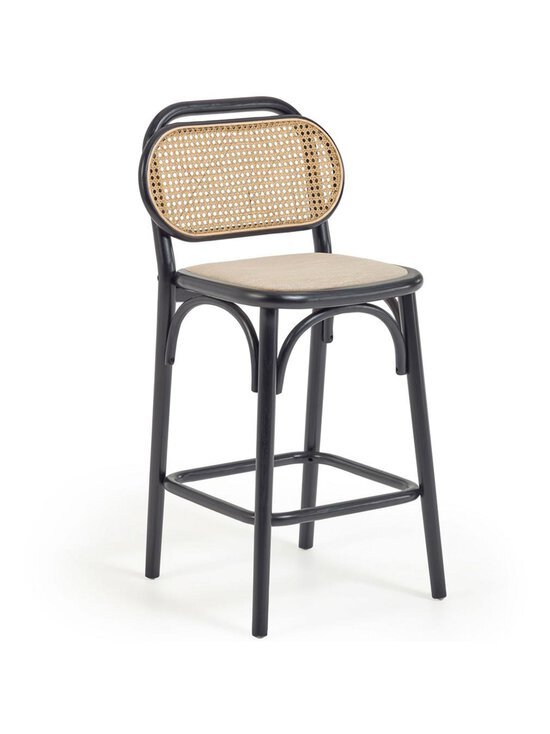 Kave Home - Doriane-baarijakkara musta jalava K 65 cm - BEIGE | Stockmann - photo 1