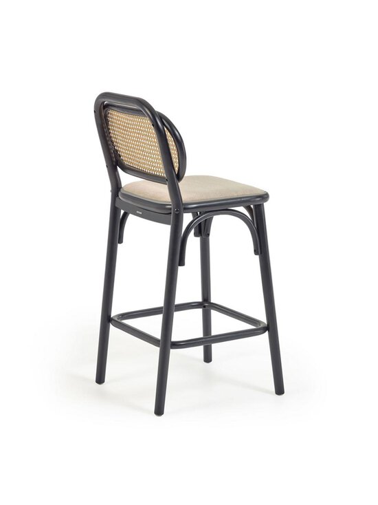 Kave Home - Doriane-baarijakkara musta jalava K 65 cm - BEIGE | Stockmann - photo 3