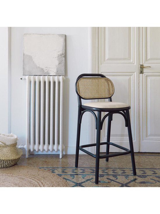 Kave Home - Doriane-baarijakkara musta jalava K 65 cm - BEIGE | Stockmann - photo 5
