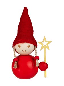 Aarikka - Tonttutyttö Tähdenkantaja -koriste - C600 RED Aarikka - Tonttutyttö Tähdenkantaja -koriste - C600 RED | Stockmann