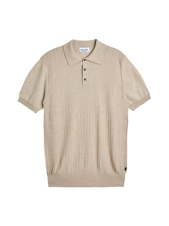 SAND Copenhagen - Retro-pikeepaita - 020 CHAMPAGNE BEIGE | Stockmann - photo 1