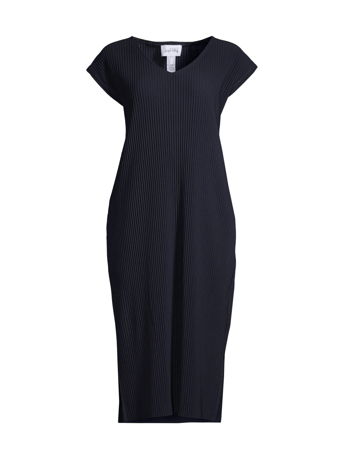 Pleated scuba crepe straight -mekko