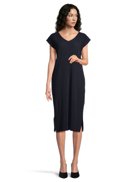Joseph Ribkoff - Pleated Scuba Crepe Straight kleita - 2166 MIDNIGHT BLUE | Stockmann - photo 2