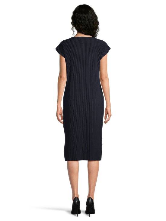 Joseph Ribkoff - Pleated Scuba Crepe Straight kleita - 2166 MIDNIGHT BLUE | Stockmann - photo 3