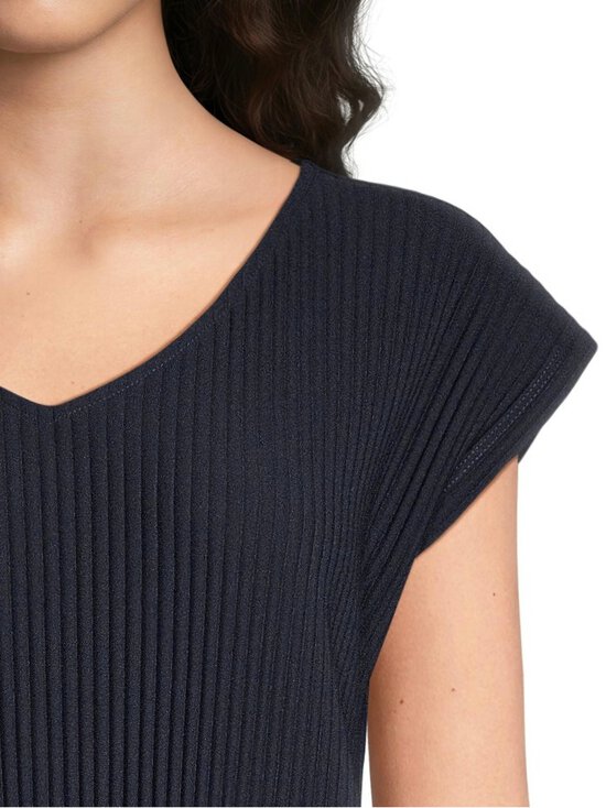 Joseph Ribkoff - Pleated Scuba Crepe Straight kleita - 2166 MIDNIGHT BLUE | Stockmann - photo 5