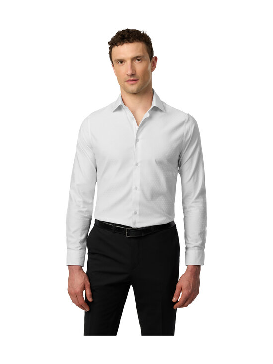 Ted Baker London - Jacquard-kauluspaita - 010 ABBOT WHITE SPOT | Stockmann - photo 1