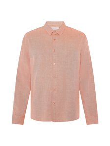 Knowledge Cotton Apparel - Regular Fit Light Twill -kauluspaita - 1488 BURNT BRICK | Stockmann