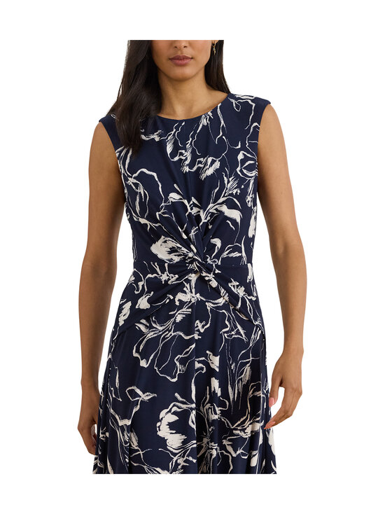 Lauren Ralph Lauren - Tessanne īsu piedurkņu kleita - NAVY/WHITE | Stockmann - photo 4