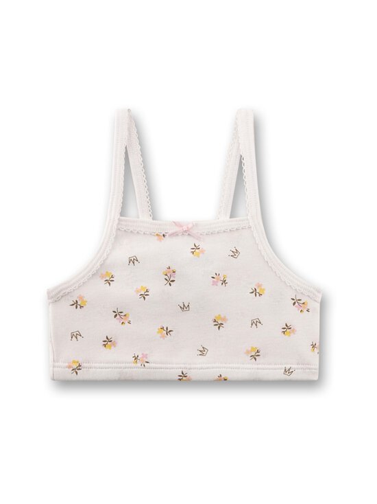 Sanetta - Bustier Flower Print tops - 1948 WHITE PEBBLE | Stockmann - photo 1