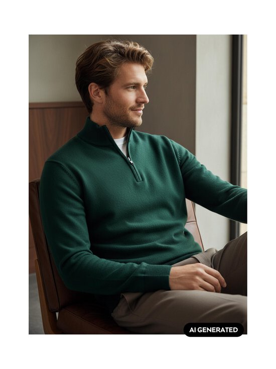 Cap Horn - Elias Cotton Merino džemperis - DK. GREEN | Stockmann - photo 5