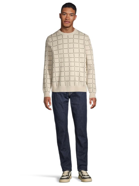 Ted Baker London - Hysand Branded Check Crew Neck krekls - TAUPE - photo 2 Ted Baker London - Hysand Branded Check Crew Neck krekls - TAUPE | Stockmann - photo 2